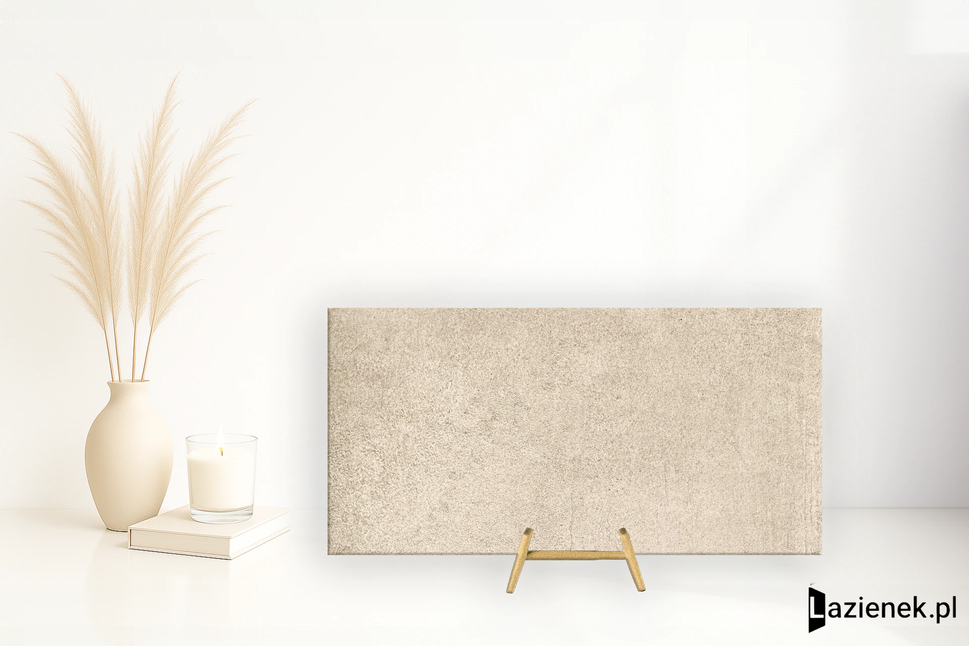 Casalgrande Padana Cemento Rasato Beige połaczenie mat-poler 60x120 cm gr. 9 mm - płytka rektyfikowana/1720030
